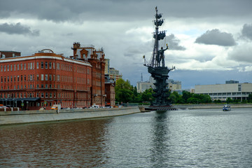 Monument to Peter I on the Moskva River
