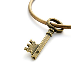 key isolated on white background