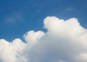 Blue sky with cloud background