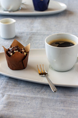 Kaffeezeit mit Cupcake