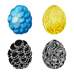 Vector illustration of animal and prehistoric logo. Collection of animal and cute stock vector illustration.