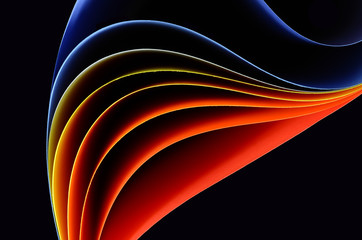 Abstract paper sheets