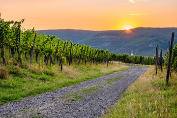 Sonnenuntergang über Ahrweiler