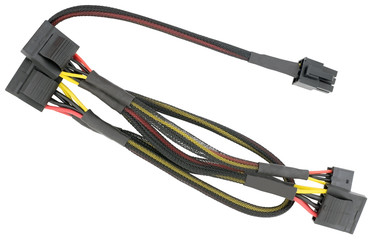 Computer Cable on white background