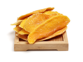 Mango. dry mango on the background