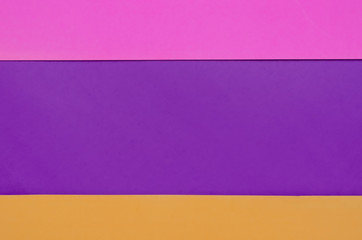 Obraz premium Color paper background overlapping of purple, pink and orange