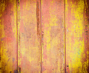 The colours old grunge soft pink metal sheet wall