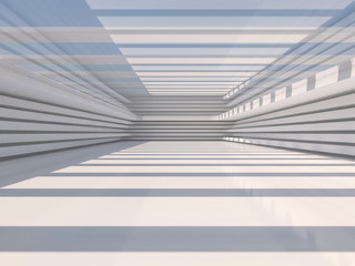 Abstract modern architecture background. 3D