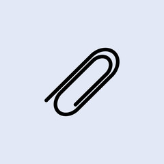 paper clip icon. Education, academic degree. Premium quality graphic design. Signs, outline symbols collection, simple icon for websites, web design, mobile app