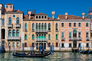 Fototapeta na wymiar palazzo contarini fasan am canal grande in venedig, italien