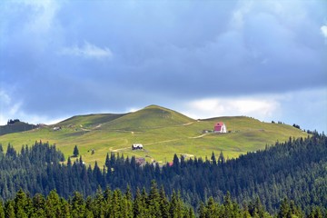 Rarau mountains in summer