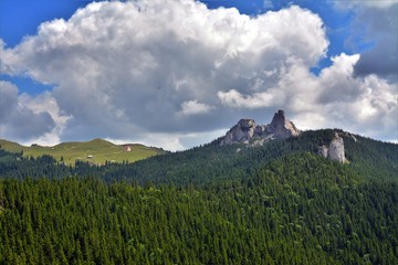 landscape from the Rarau mountains