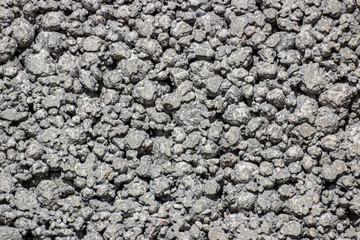 Concrete texture. The texture of the foam. The texture of the concrete blocks.