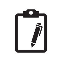 clipboard, document, checklist icon vector
