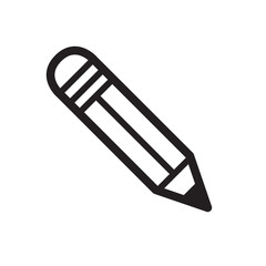 Fototapeta premium pencil icon vector template