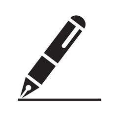 pen icon vector template