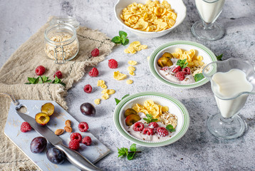 Easy and delicious cornflakes breakfast