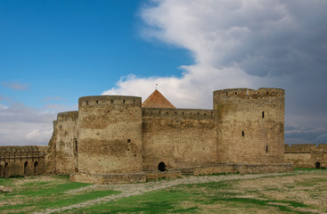 Fototapeta na wymiar Ackerman fortress in the city of Belgorod-Dniester, Ukraine