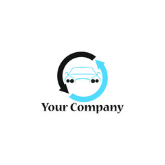 Rental Car Logo, Car vector illustration 