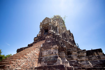 Fototapeta premium Wat Ratchaburana Temple, Ayutthaya, Thailand