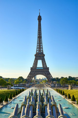Eiffel Tower in Paris - Capital of France - obrazy, fototapety, plakaty
