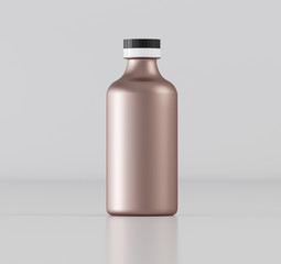 Cosmetic bottle empty mockup - 3D illustration