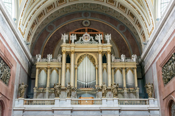 A Majestic Pipe Organ of Esztergom Basilica.