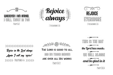 Christian sayings. Bible verses vector quote for typography and Social media post