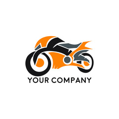 illustration motorcycles, vector template for design t-shirts, graphic, logo badge label service concept sports