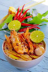 Tom yum kung from Thailand