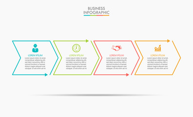 Business data visualization. timeline infographic icons designed for abstract background template milestone element modern diagram process technology digital marketing data presentation chart Vector