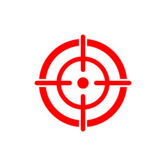 Target icon vector design symbol