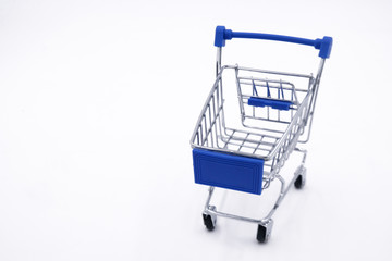 shopping cart isolated on white background