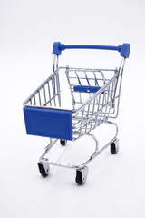 shopping cart isolated on white background