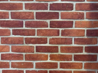 Obraz premium red brick wall background