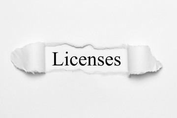 Licenses 