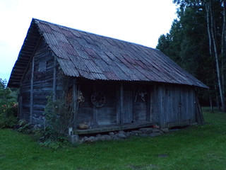 Old cabin in Anykščiai, Lithuania