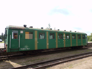 Old Train Locomotive in Anykščiai
