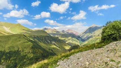 Amazing morning mountain view in Georgia