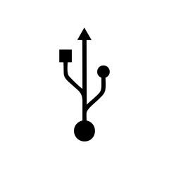 usb icon vector design symbol