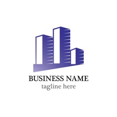 Fototapeta premium Real estate logo template vector icon design