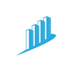 Fototapeta premium Real estate logo template vector icon design