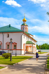 Fototapeta premium Valdai Iversky Bogoroditsky Holy Lake Monastery