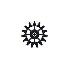 Gear logo template vector icon design
