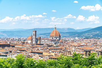 Obraz premium Vue sur Florence et son Duomo