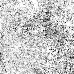 Grunge background black and white. Abstract monochrome texture.  Vector pattern of scratches, chips, scuffs