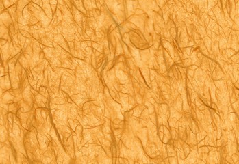 orange color hand made japanese traditional paper 