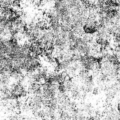 Grunge background black and white. Abstract monochrome texture.  Vector pattern of scratches, chips, scuffs
