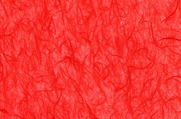 red color hand made japanese traditional paper 