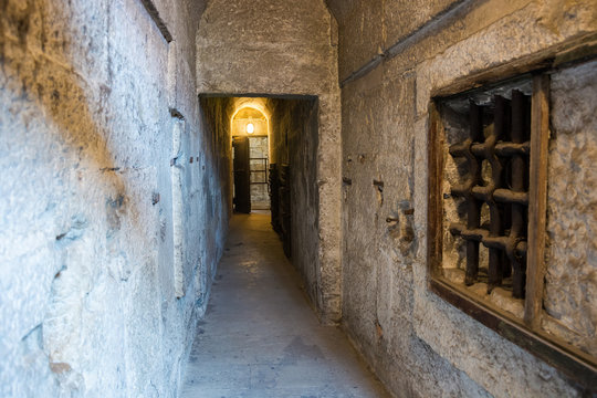 One of two Old Prisons in the Doge's Palace (Palazzo Ducale) in Venice, Italy.